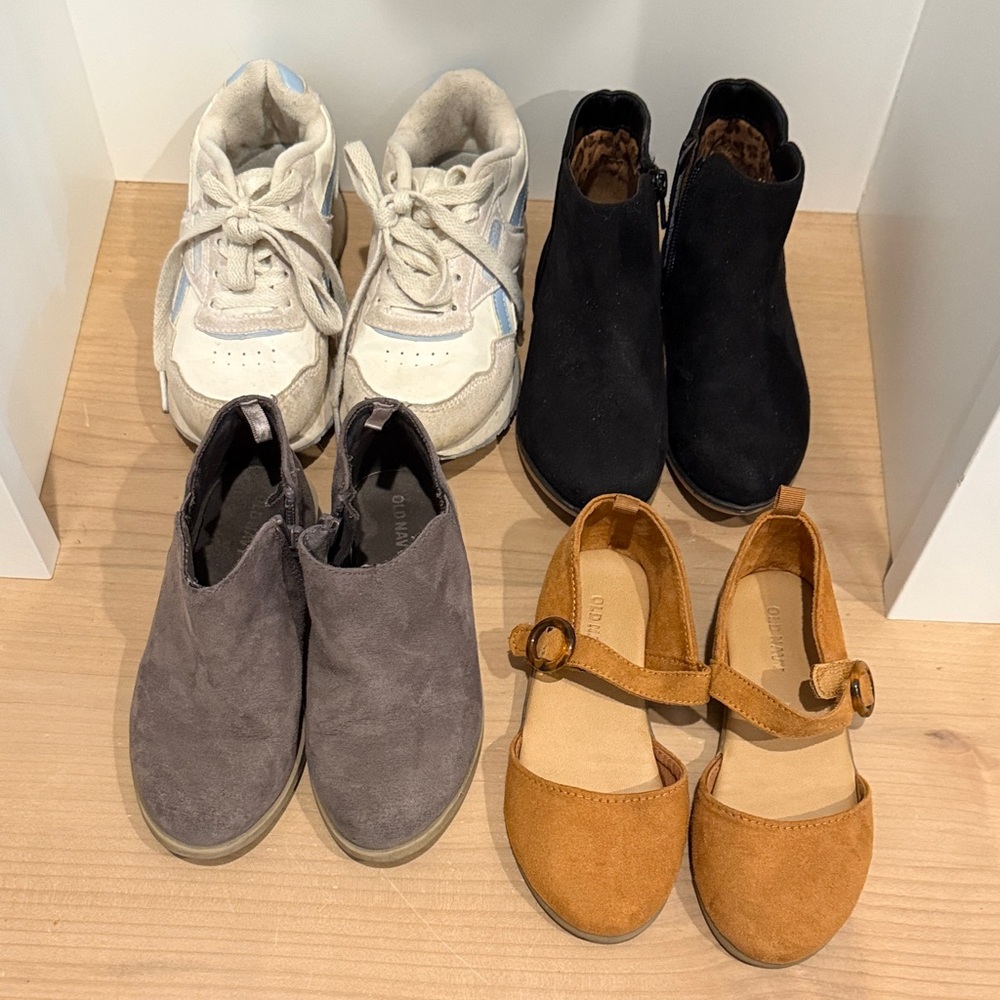 Old Navy Kids Shoes - Cream, Black, Brown, Gray